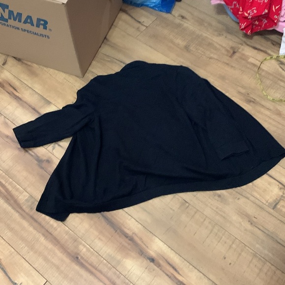 Reitman’s black cover up sweater small - Picture 8 of 10